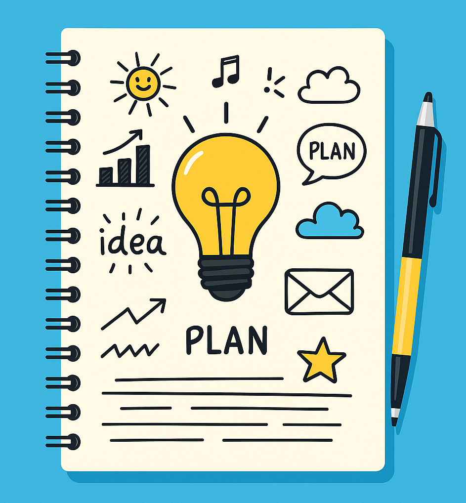 Content Idea illustration.